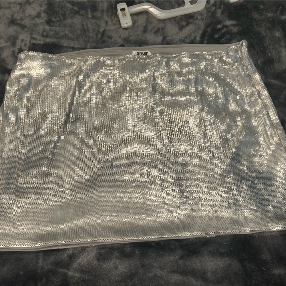 Silver Sequin Women's Bag